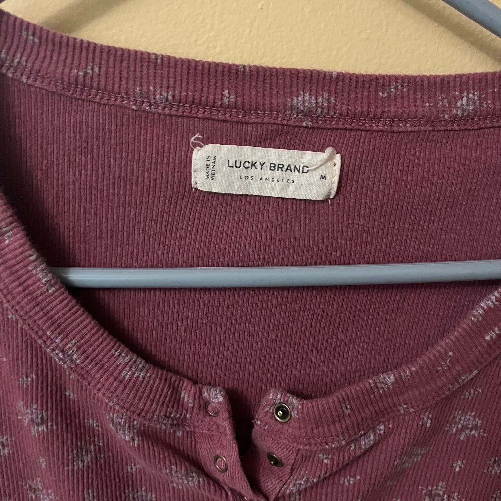 Lucky Brand Snap Front Henley